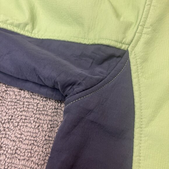 North Face Jacket Medium Green Fleece Lined Summit Series Lightweight Outerwear - Picture 6 of 13